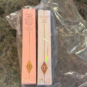 Charlotte Tilbury Pillow Talk Matte Blush and Glowgasm Light Wand Set